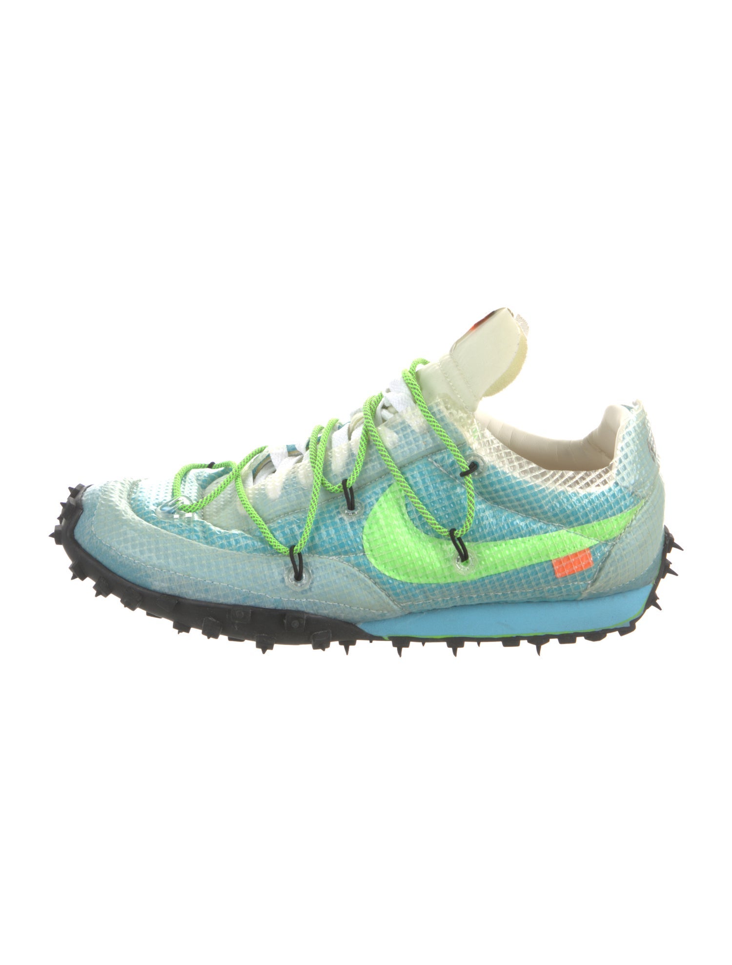 nike off white waffle racer vivid sky