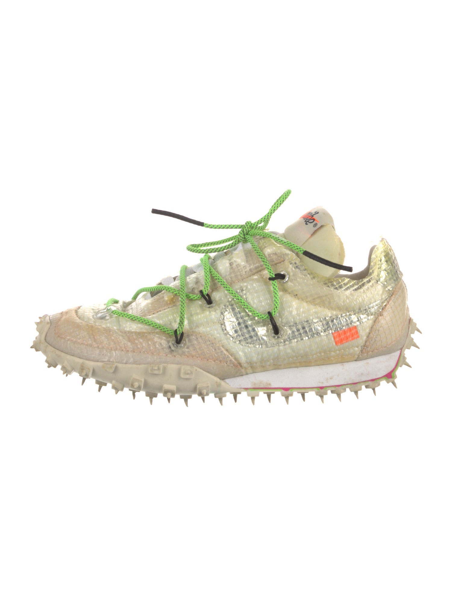 Off-White x Nike Waffle Racer 'White' (W) Athletic Sneakers