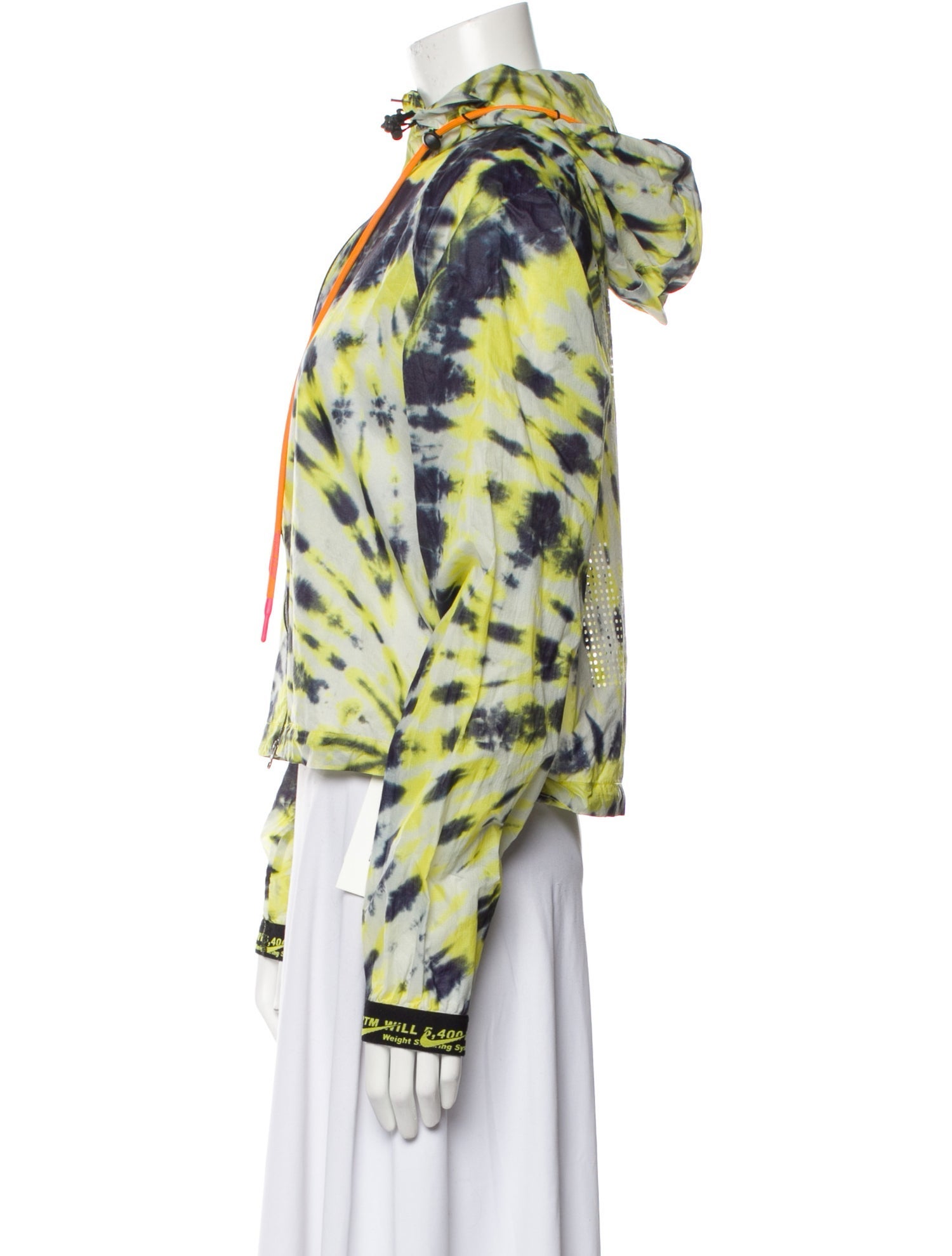 Off-White x Nike 2019 Nike Lab Tie-Dye 'Volt Orange' Jacket