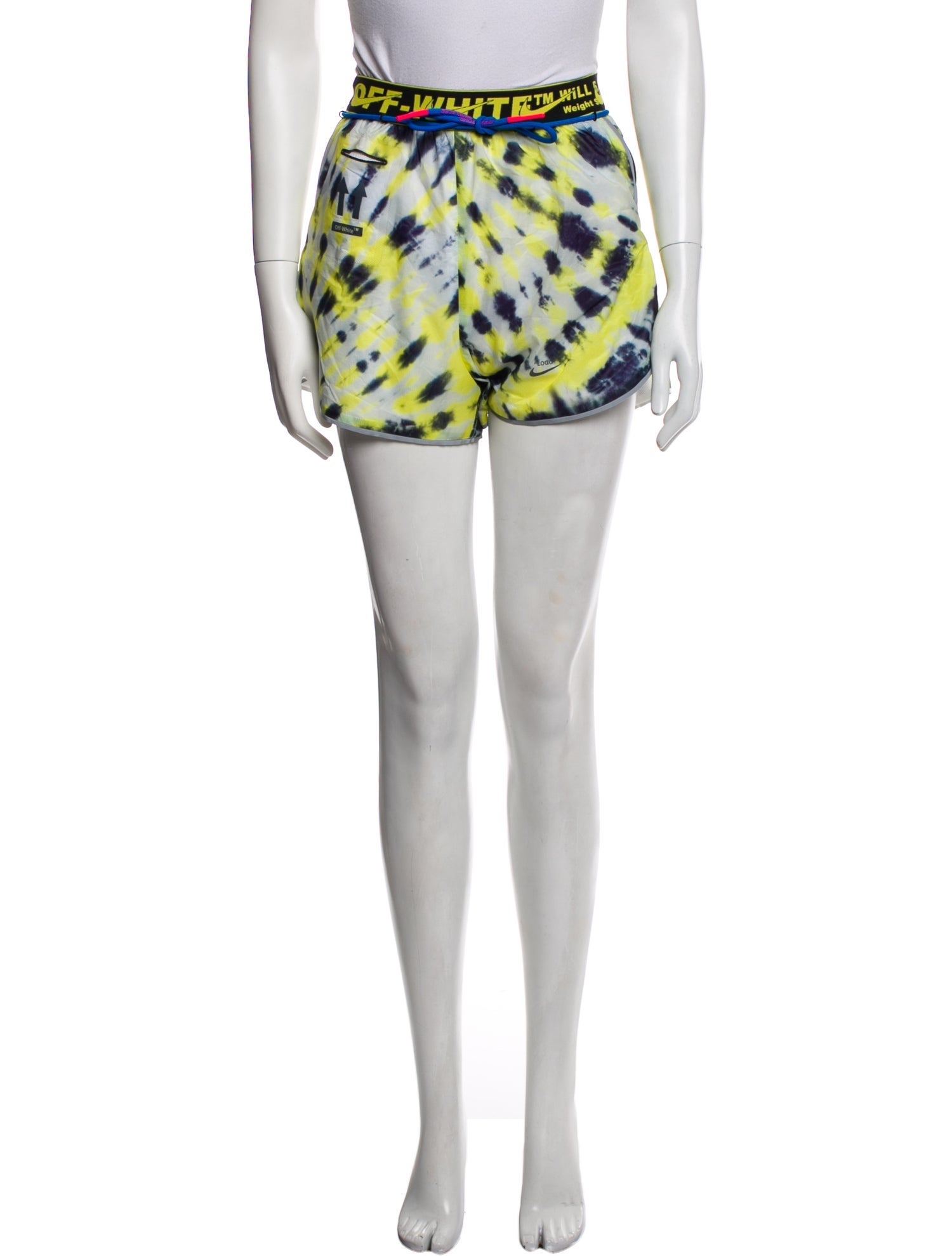 Off-White x Nike Tie-Dye Print Mini Shorts