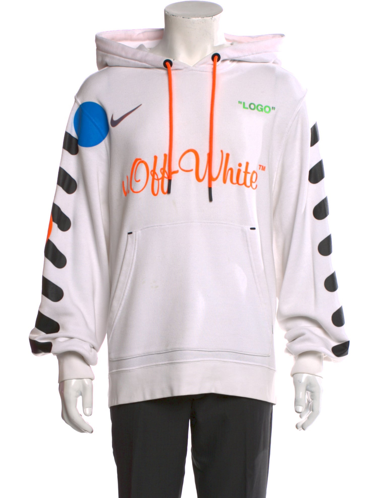 Off-White x Nike 2018 Graphic Print Hoodie