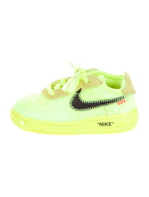 Off-White x Nike Boys' Air Force 1 Low TD 'Volt'