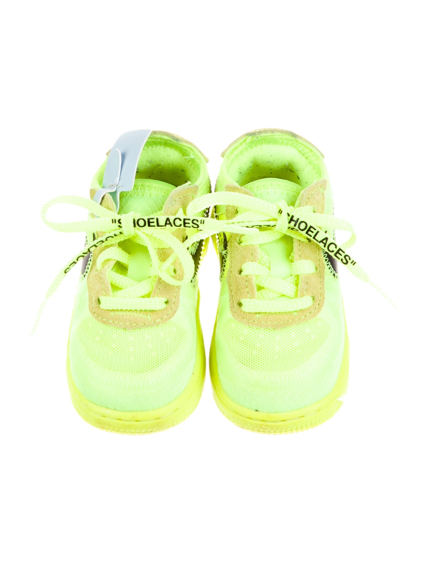 Off-White x Nike Boys' Air Force 1 Low TD 'Volt'