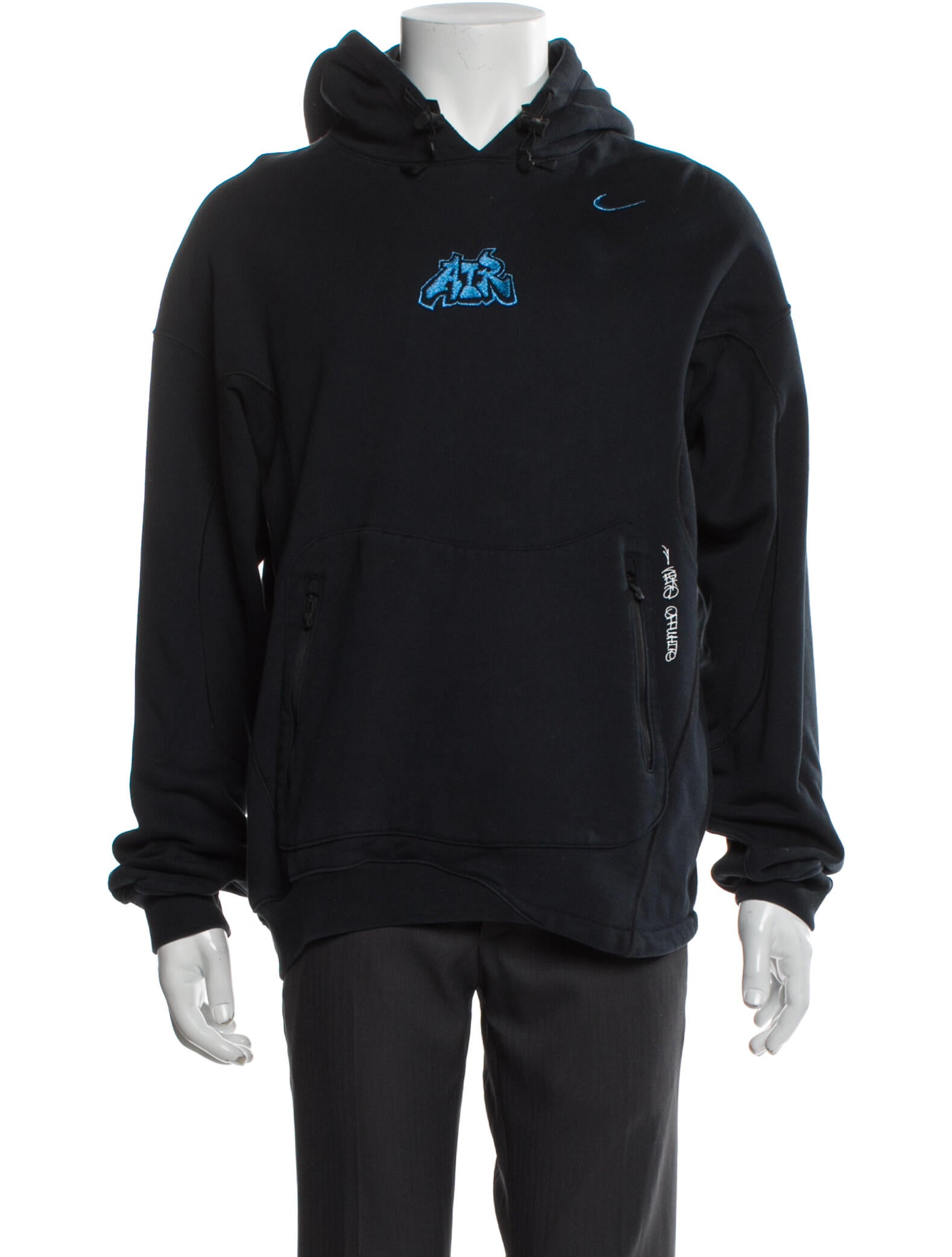 Off-White x Nike Graphic Print Crew Neck Hoodie