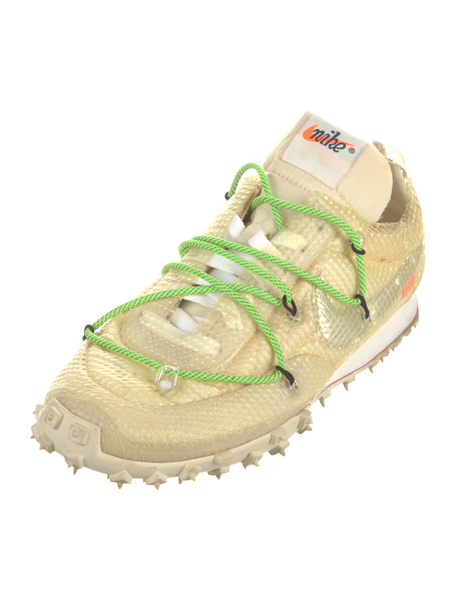 Off-White x Nike Waffle Racer White Sneakers