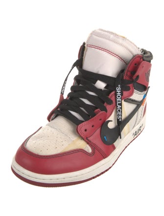 Off-White x Nike 1 Retro High Chicago Sneakers