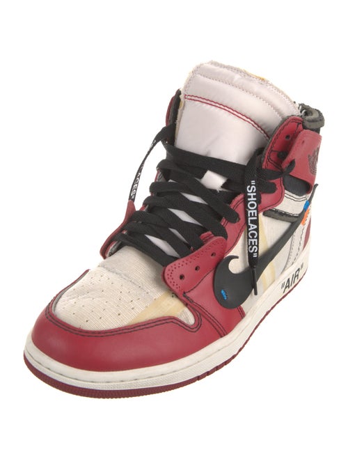 Off-White x Nike 1 Retro High Chicago Sneakers