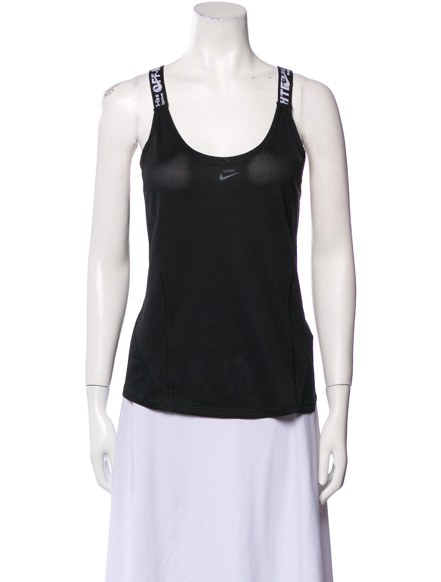 Off-White x Nike Scoop Neck Sleeveless Top