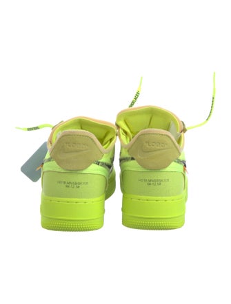 Off-White x Nike Air Force 1 Low 'Volt' Sneakers