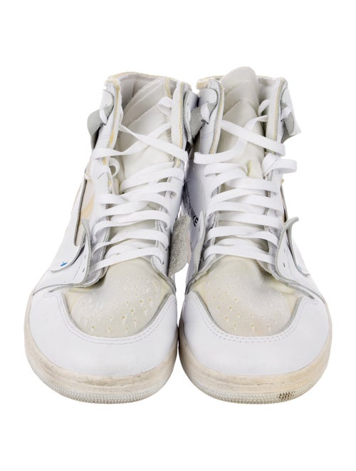 Off-White x Nike 1 Retro High 'Euro' Sneakers