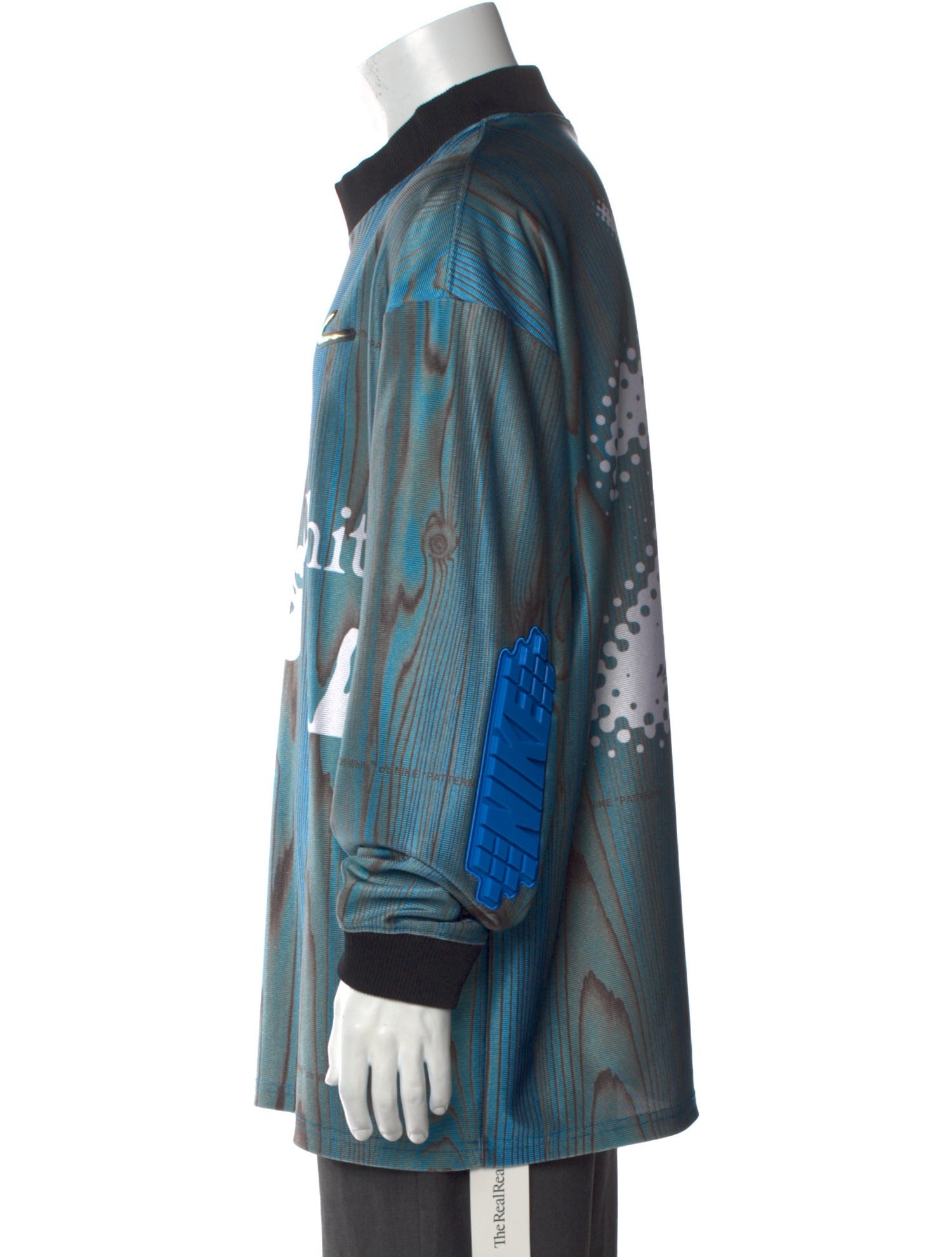 Off-White x Nike Graphic Print Mock Neck Jersey