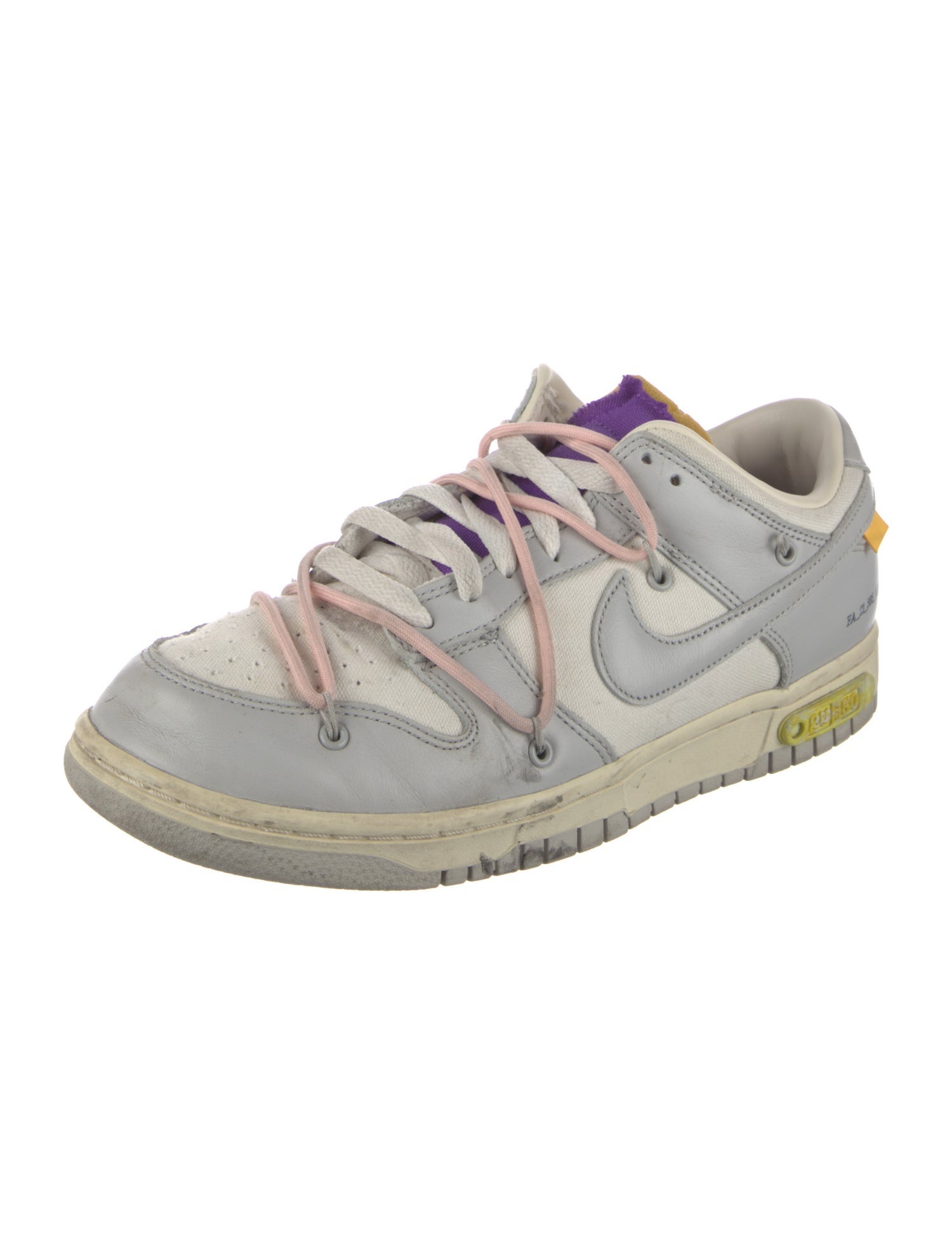 Off-White x Nike Dunk Low 'Lot 24' Sneakers