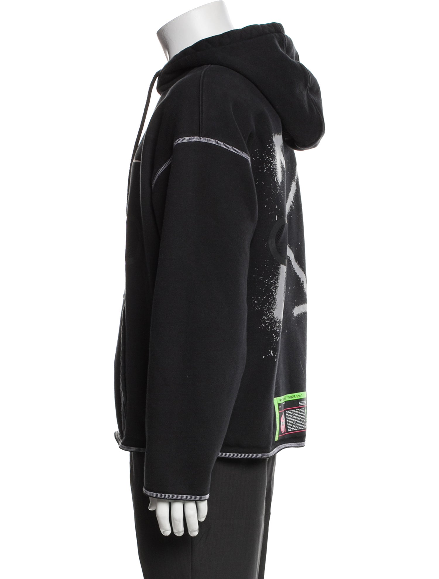 Off-White x Nike Graphic Print Crew Neck Hoodie