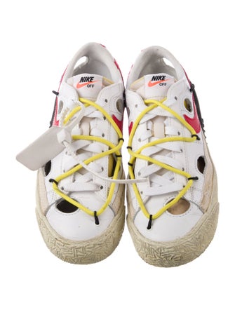 Off-White x Nike Blazer Low 'University Red' Athletic Sneakers