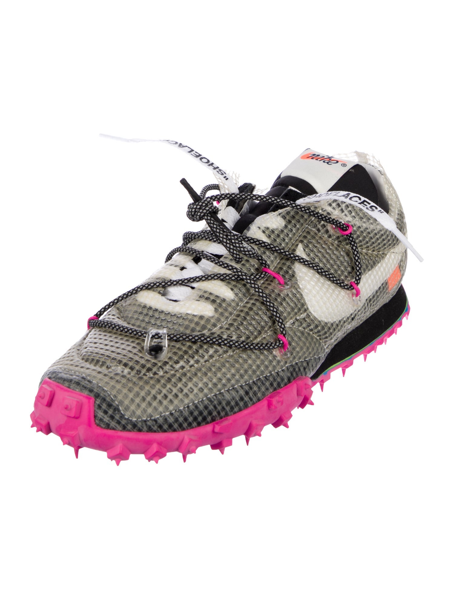 Off-White x Nike Waffle Racer Sneakers