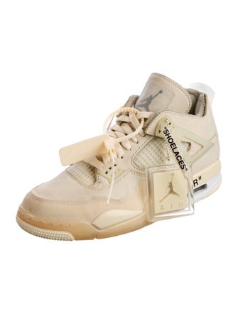 Off-White x Nike 4 Retro 'Sail' (W) Wedge Sneakers