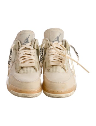 Off-White x Nike 4 Retro 'Sail' (W) Wedge Sneakers