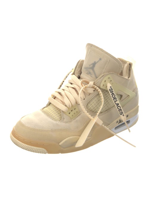 Off-White x Jordan 4 Retro 'Sail' (W) Wedge Sneakers