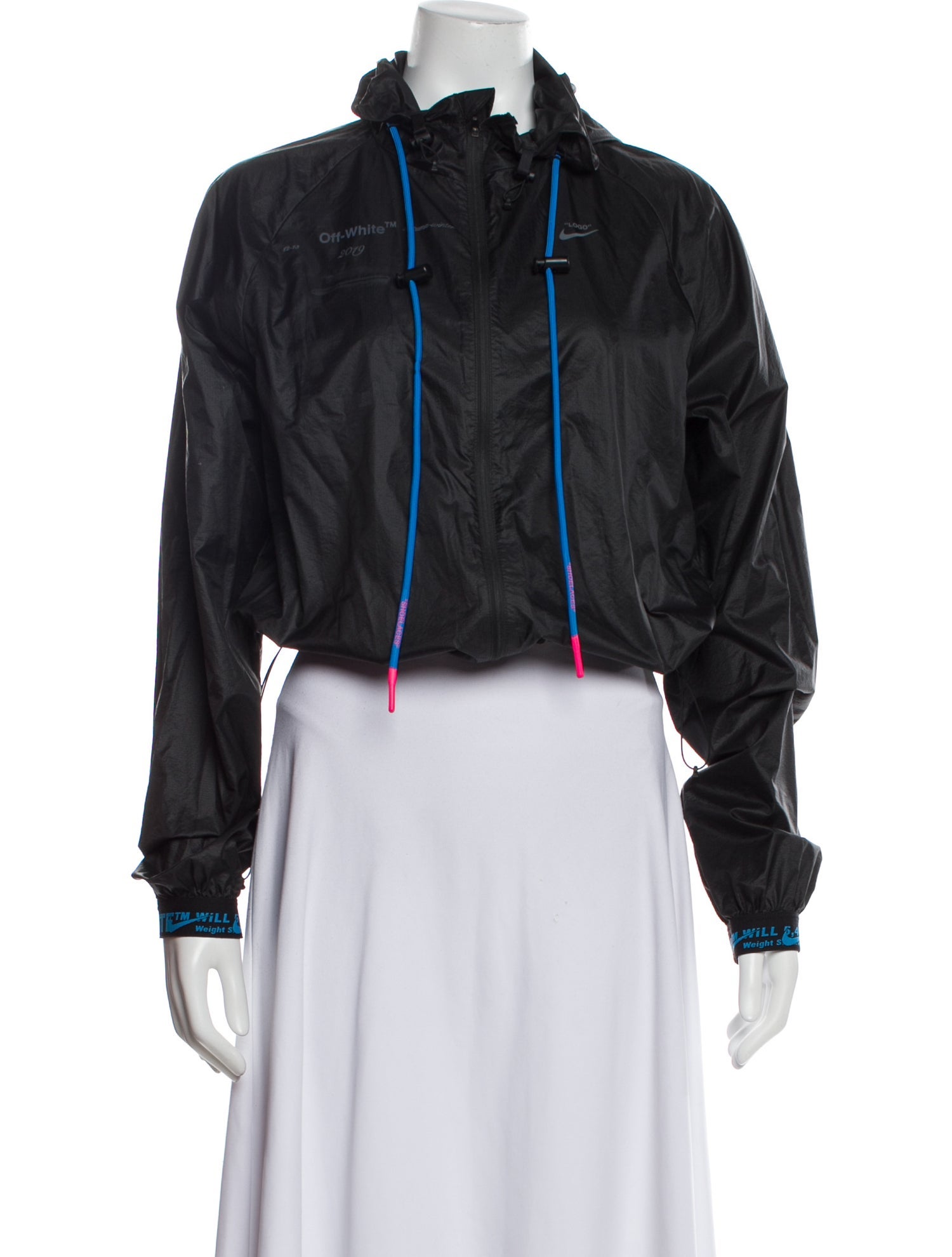 Off-White x Nike Logo Nylon Jacket