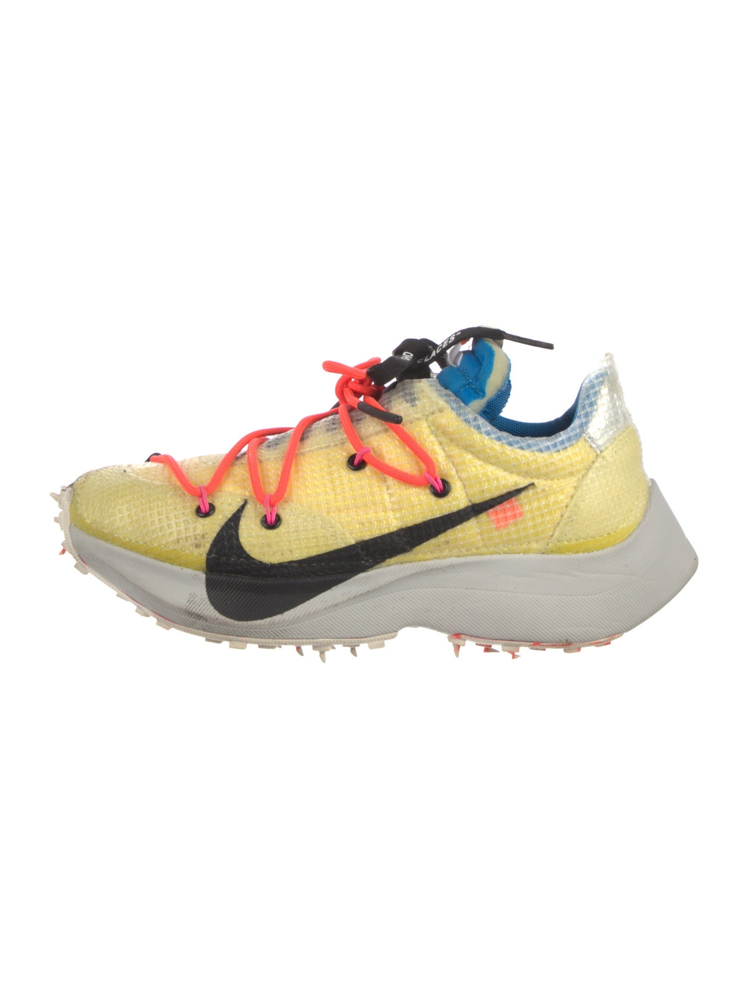 Off-White x Nike Vapor Street 'Tour Yellow' Athletic Sneakers