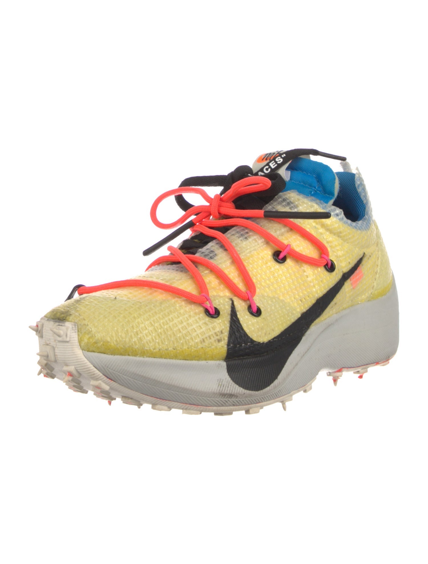 Off-White x Nike Vapor Street 'Tour Yellow' Athletic Sneakers