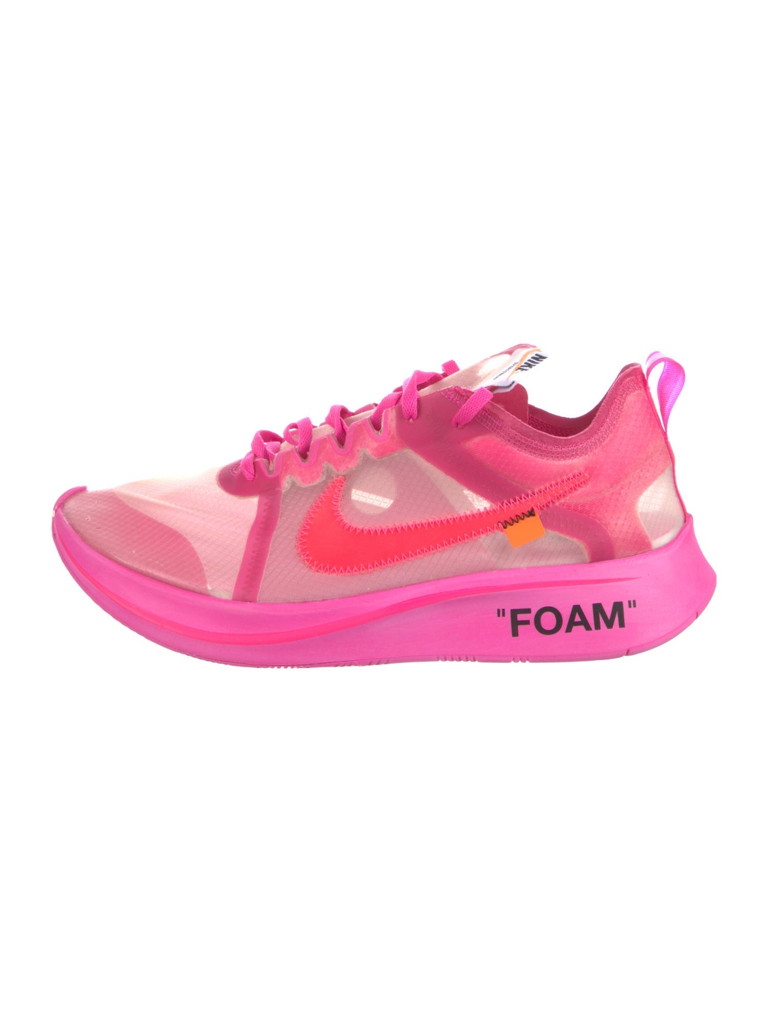 Off-White x Nike Zoom Fly Pink Sneakers w/ Tags