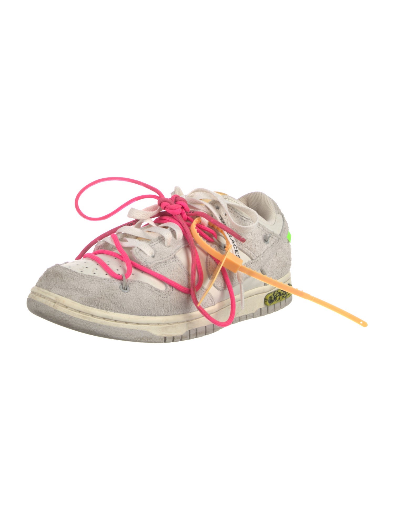 Off-White x Nike Dunk Low 'Lot 17' Athletic Sneakers