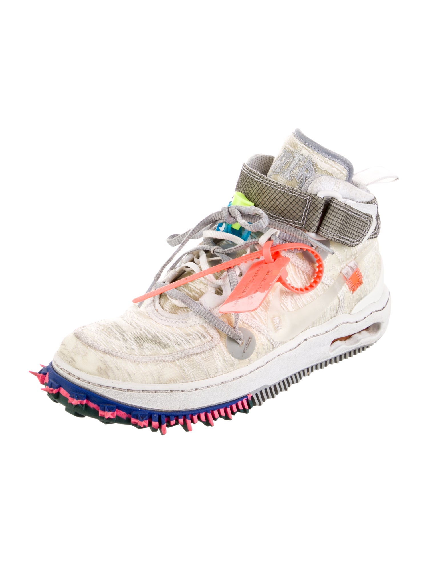 Off-White x Nike Air Force 1 Mid Sneakers