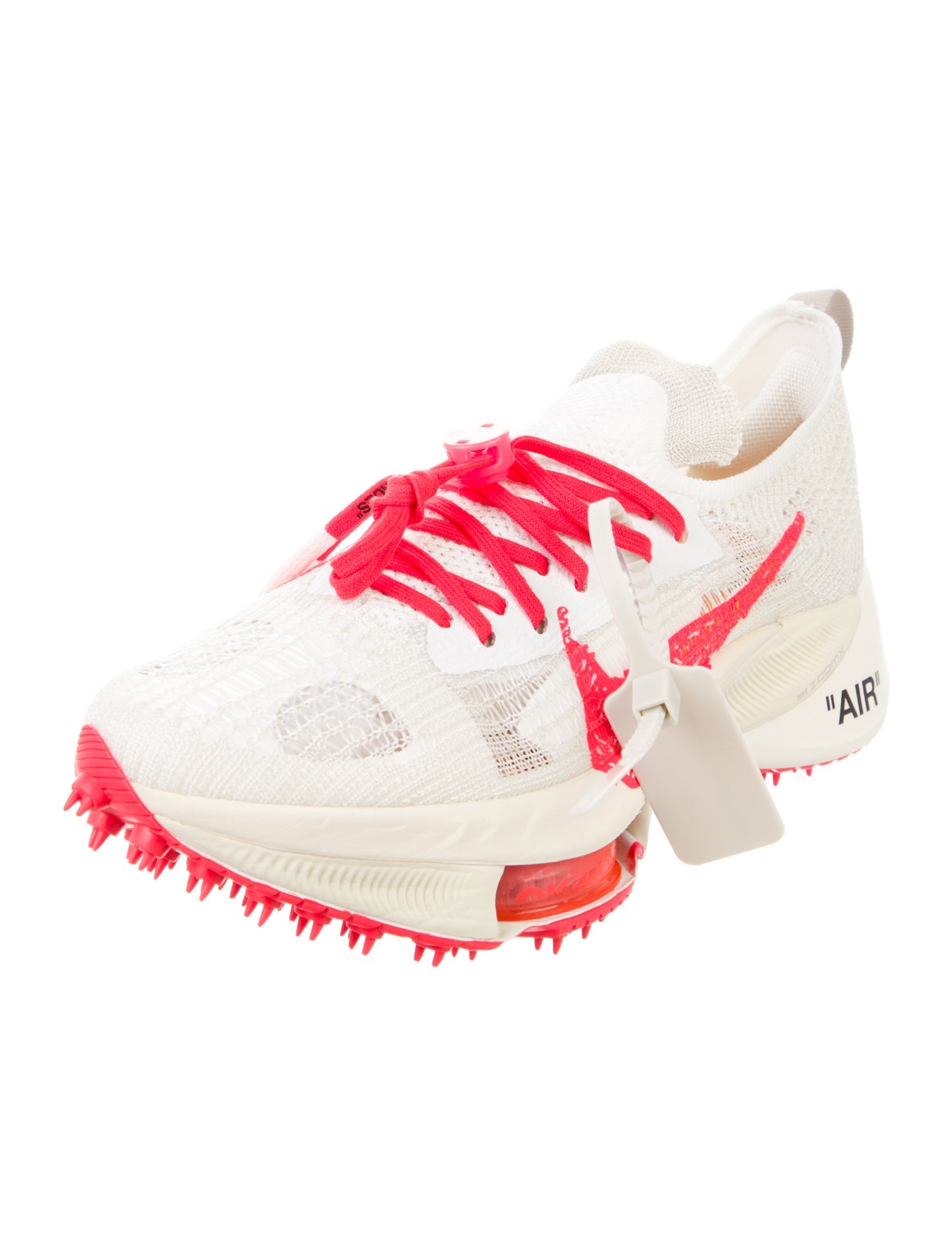 Off-White x Nike Air Zoom Tempo Next% 'White' Athletic Sneakers