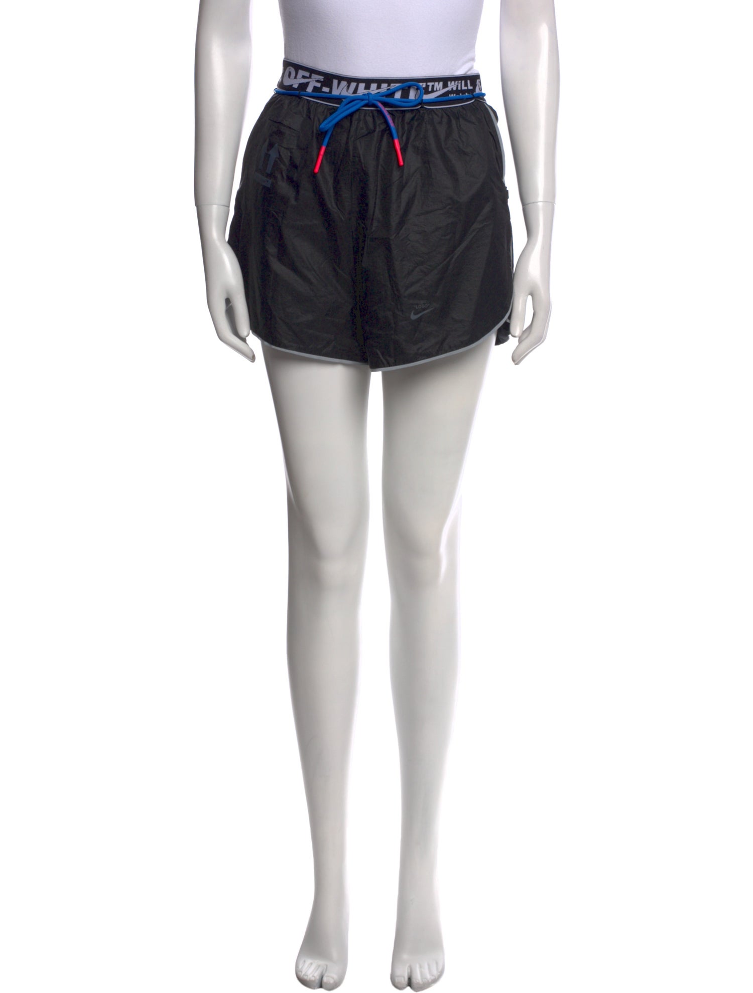 Off-White x Nike Nylon Mini Shorts