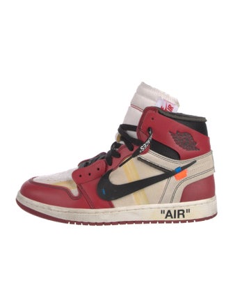 Off-White x Nike 1 Retro High Chicago Sneakers