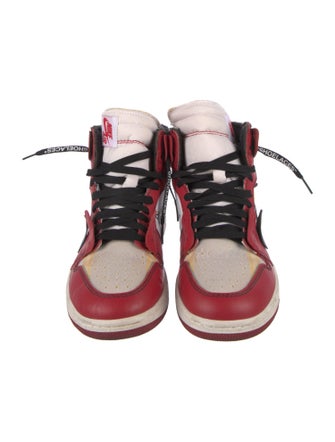 Off-White x Nike 1 Retro High Chicago Sneakers