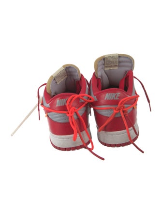 Off-White x Nike Dunk Low 'University Red' Sneakers