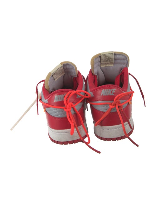 Off-White x Nike Dunk Low 'University Red' Sneakers
