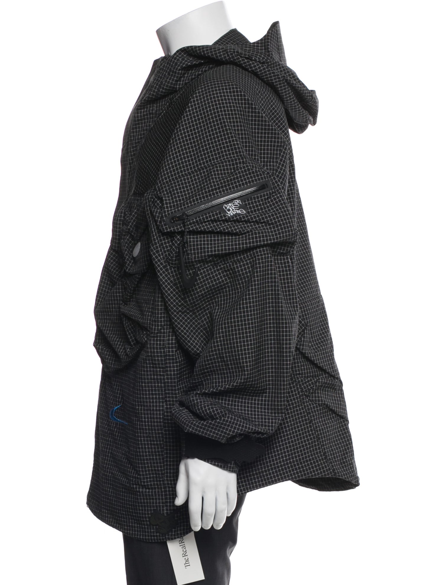 Off-White x Nike Plaid Print Parka w/ Tags