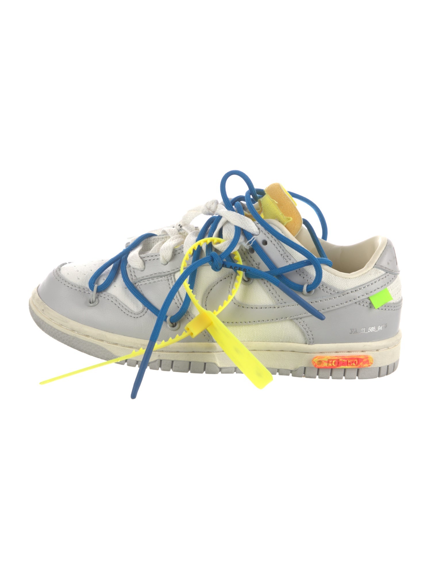 Off-White x Nike Dunk Low 'Lot 10' Sneakers