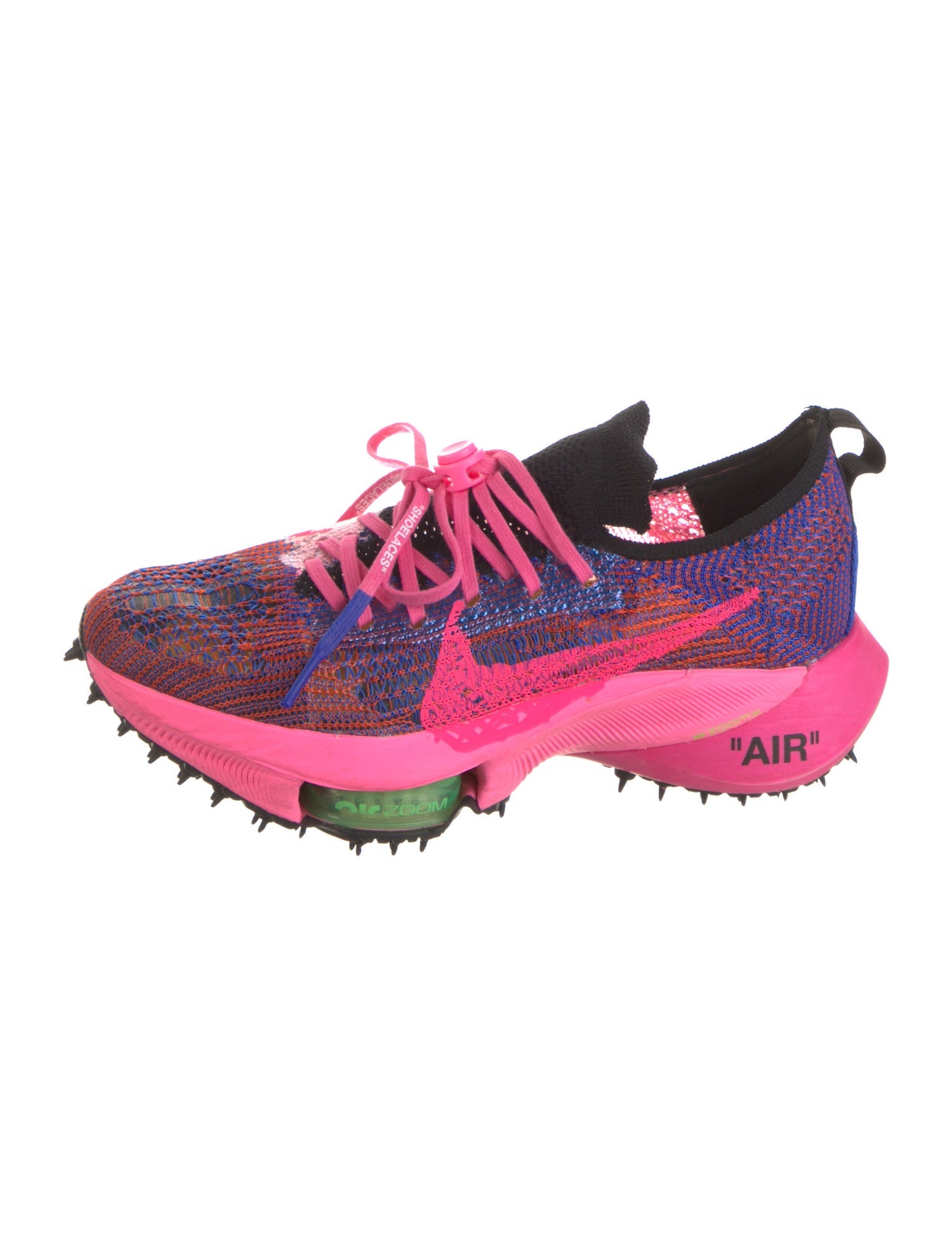 Off-White x Nike Air Zoom Tempo NEXT% Flyknit Athletic Sneakers