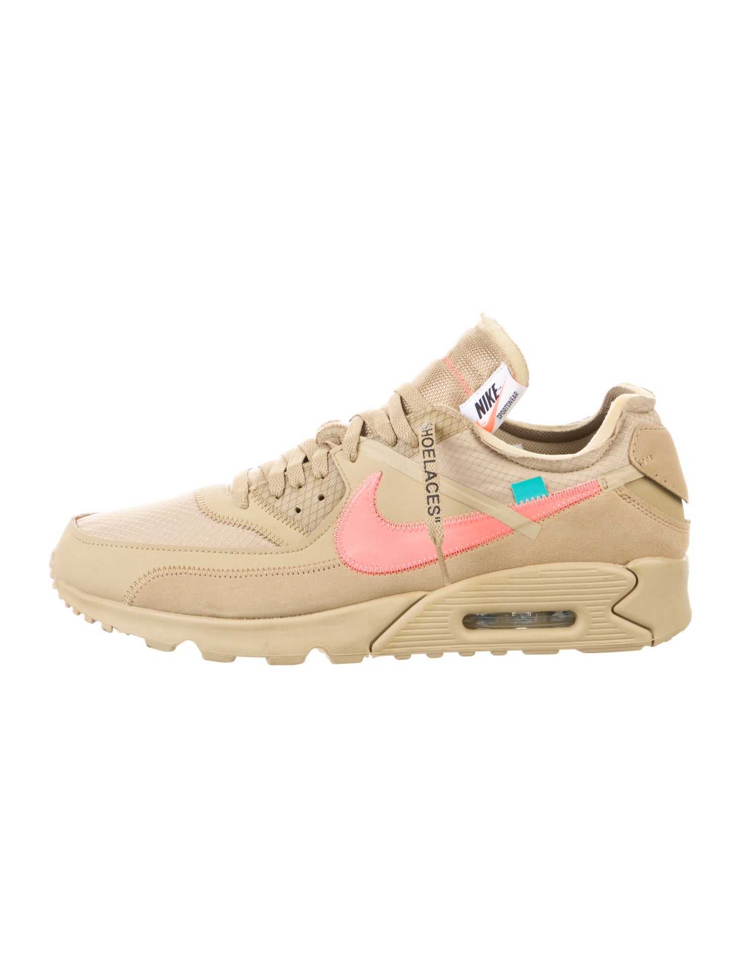 Off-White x Nike Air Max 90 'Desert Ore' Sneakers