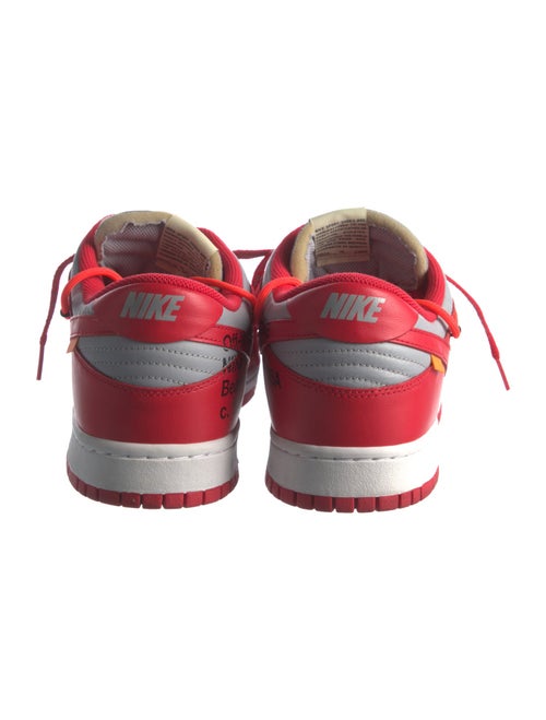 Off-White x Nike Dunk Low 'University Red' Sneakers