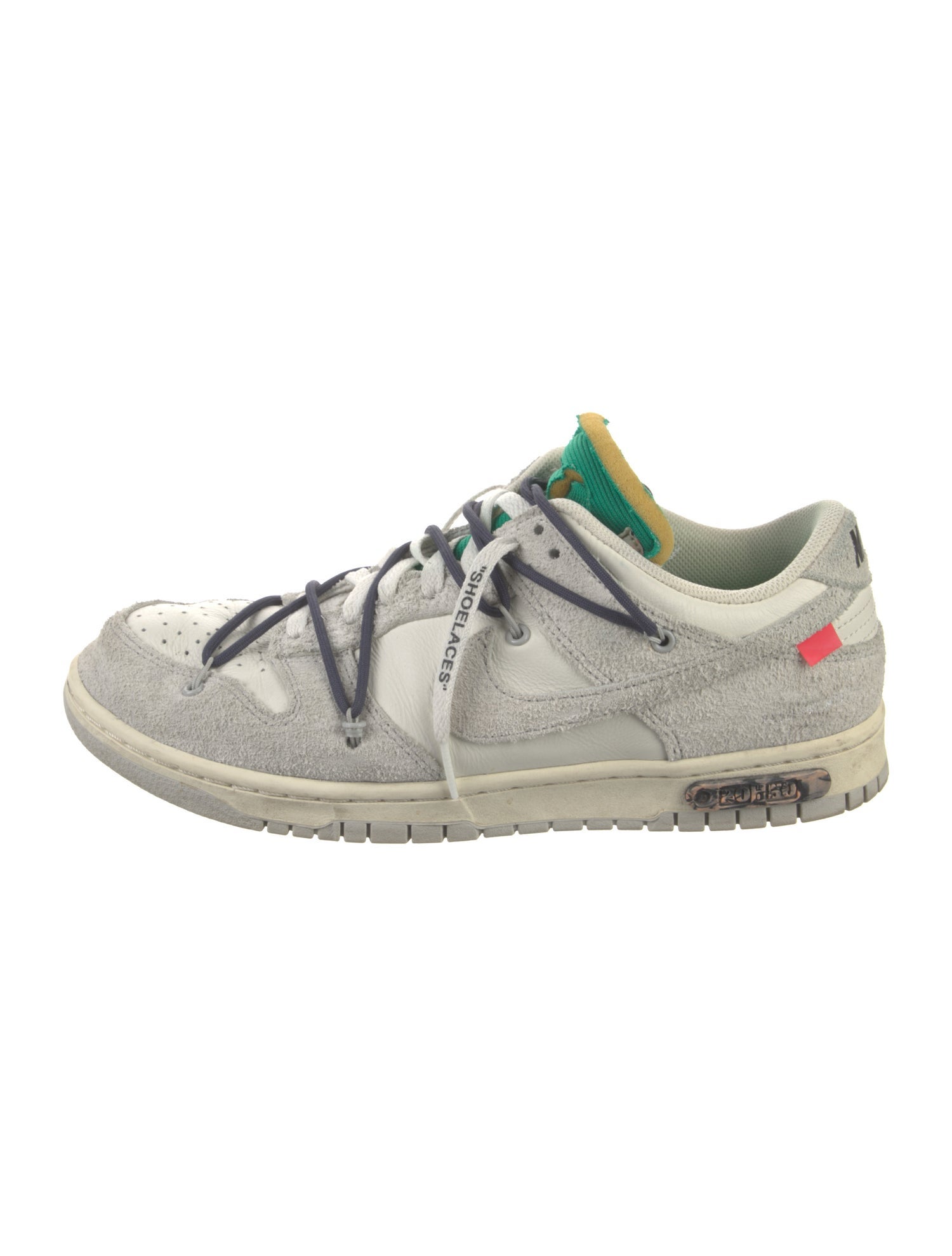 Off-White x Nike Dunk Low 'Lot 20' Sneakers