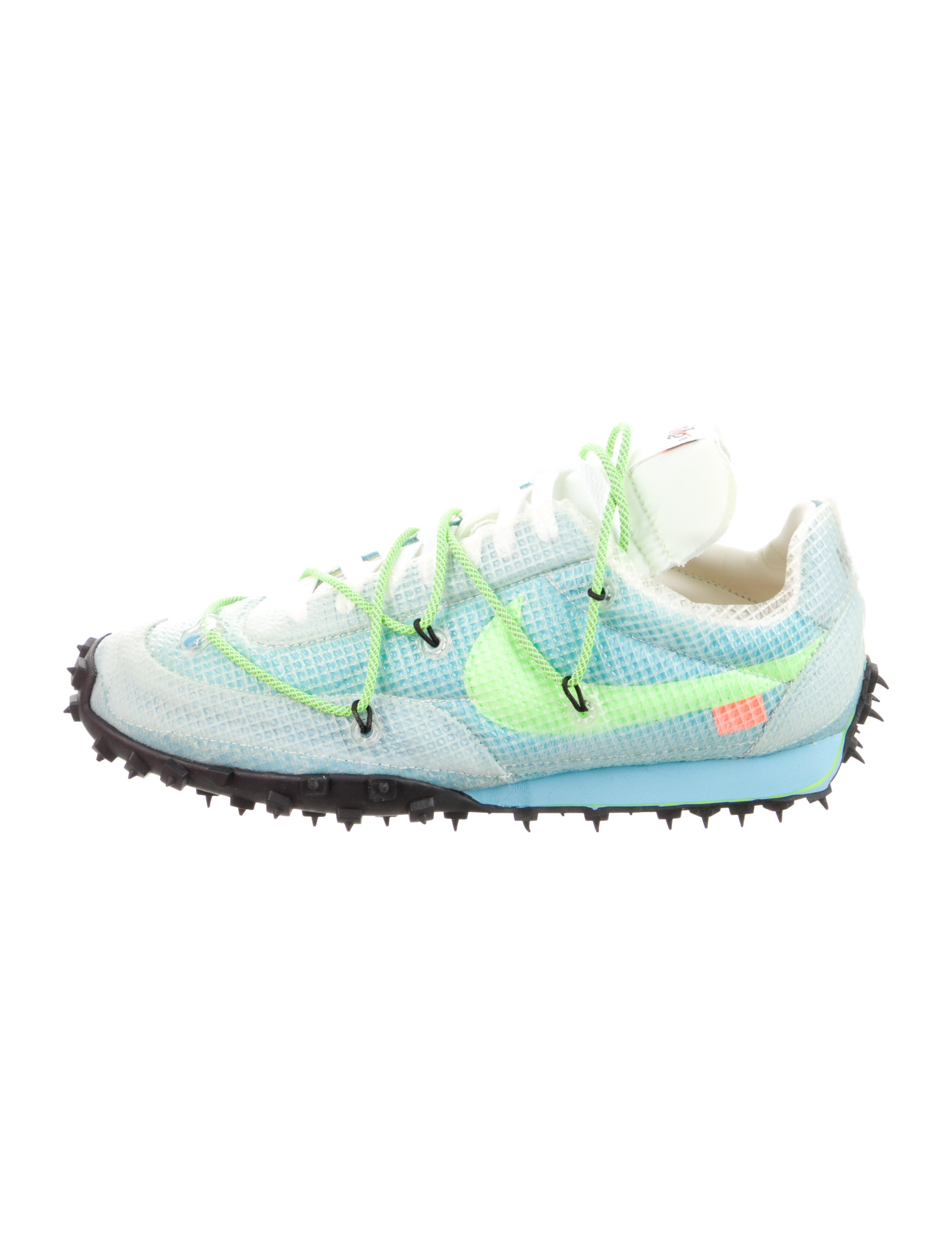 Off-White x Nike Waffle Racer 'Vivid Sky' (W) Athletic Sneakers w/ Tags