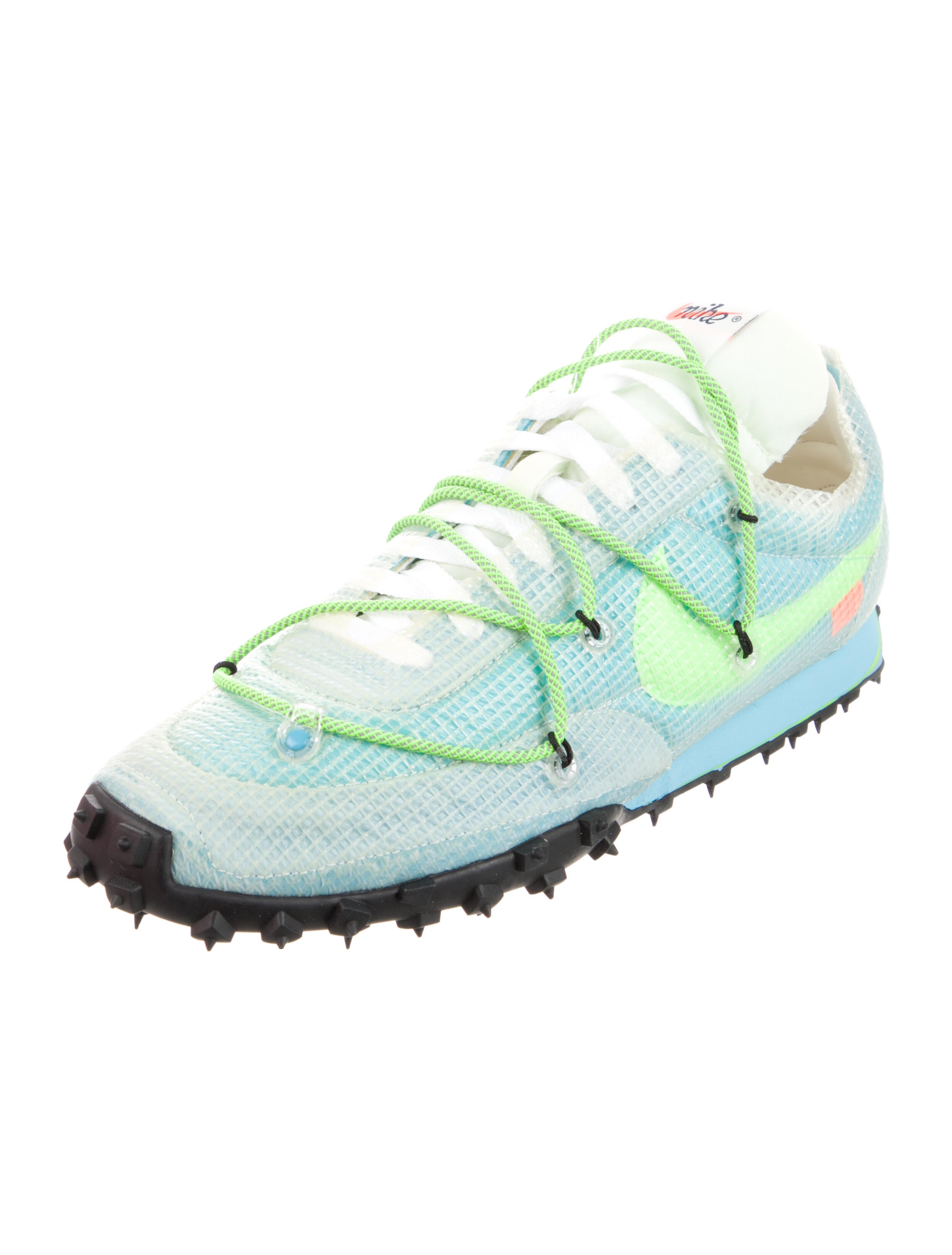 Off-White x Nike Waffle Racer 'Vivid Sky' (W) Athletic Sneakers w/ Tags