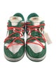 Off-White x Nike Dunk Low 'Pine Green' Athletic Sneakers