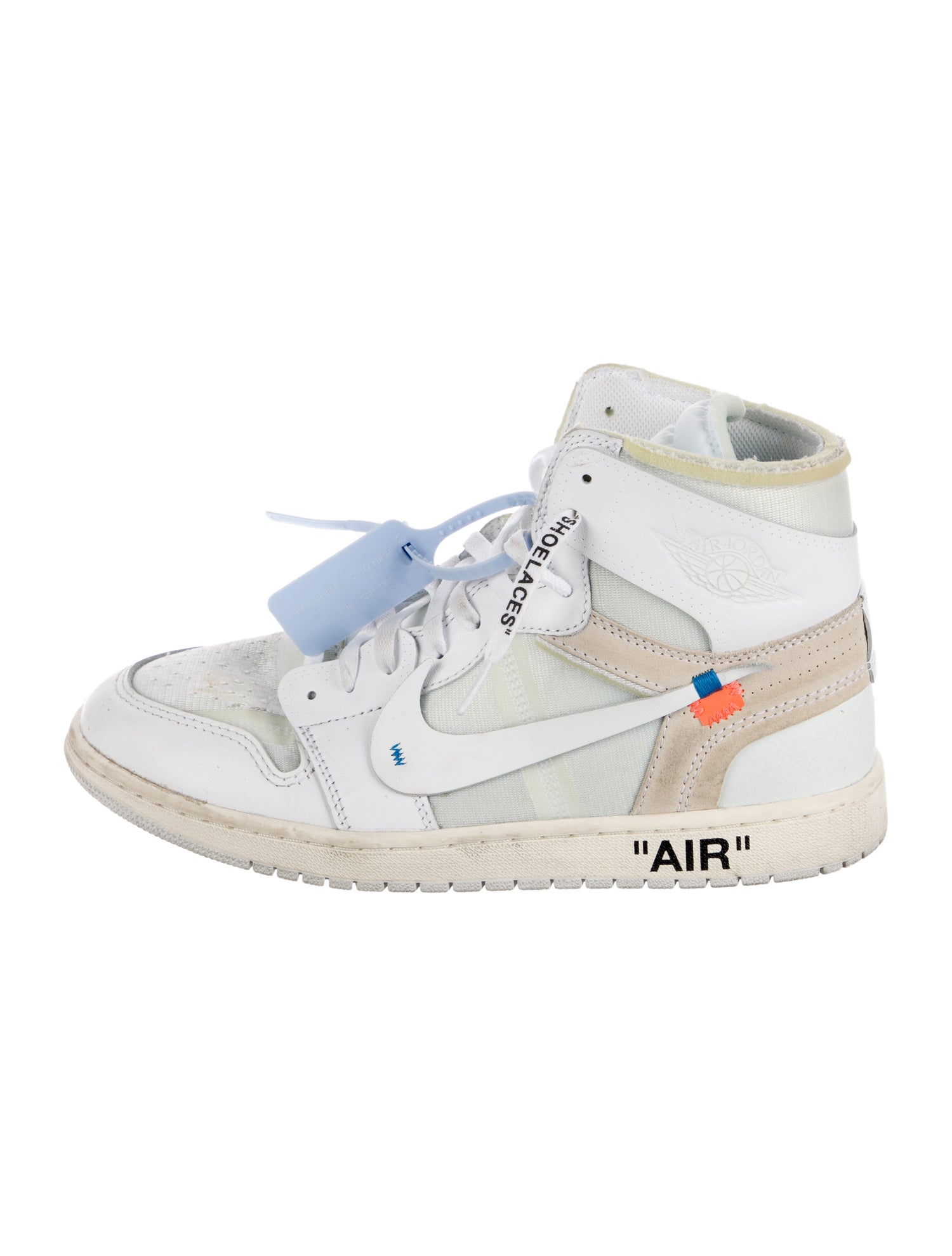 Off-White x Jordan 1 Retro High 'Euro' Sneakers