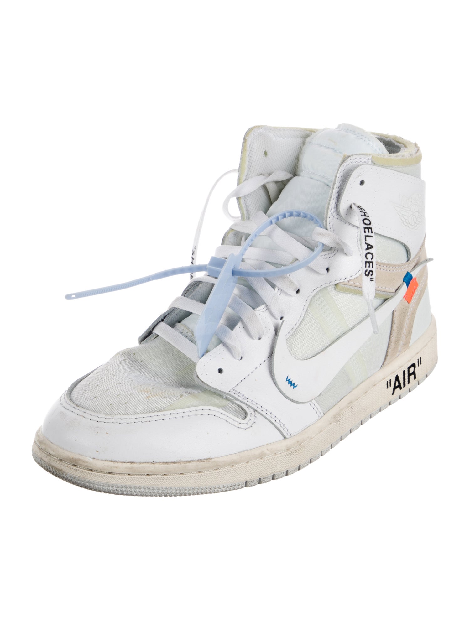 Off-White x Jordan 1 Retro High 'Euro' Sneakers