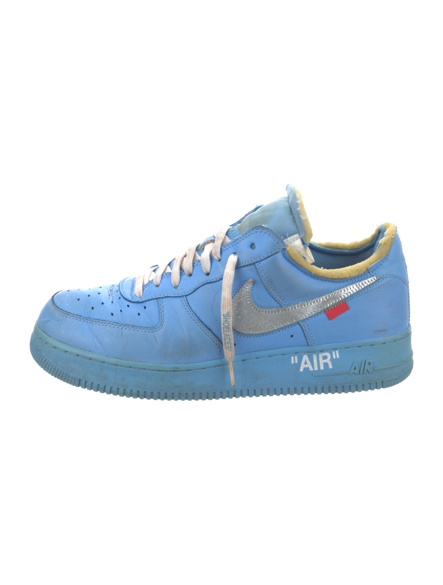 Off-White x Nike Air Force 1 Low MCA University Blue Sneakers