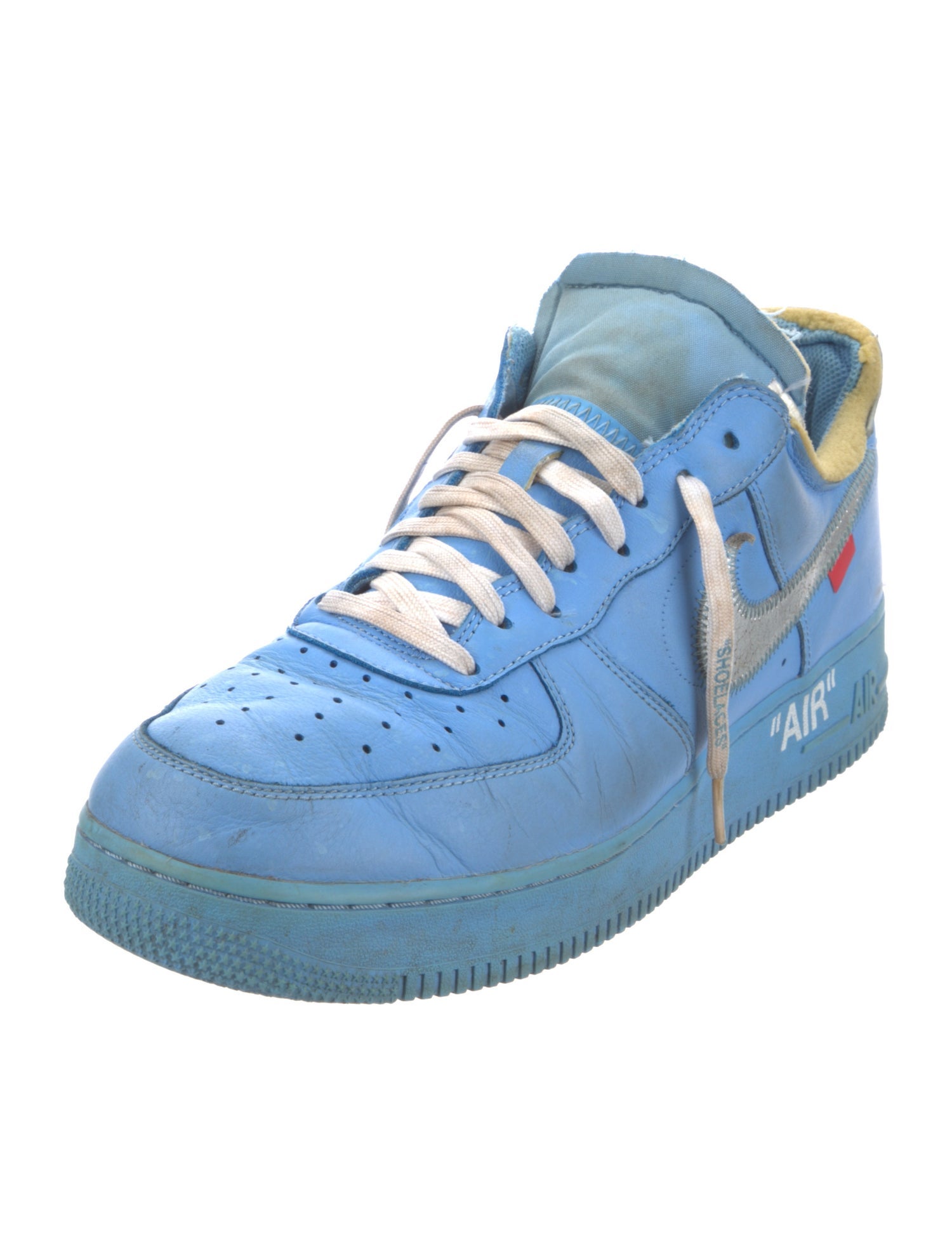 Off-White x Nike Air Force 1 Low MCA University Blue Sneakers