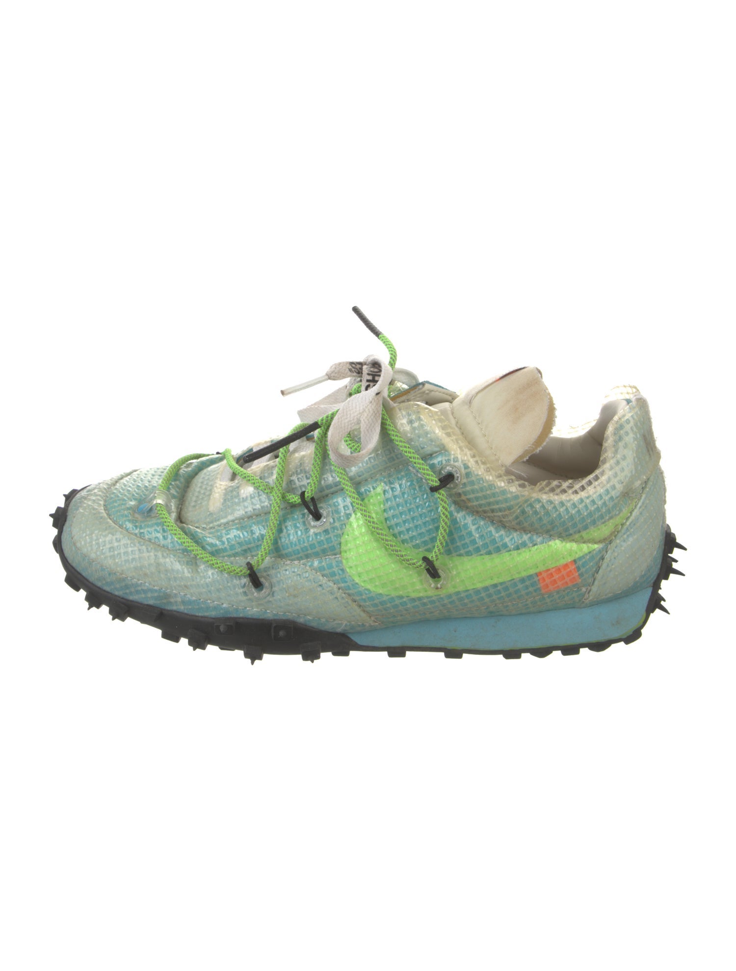 Off-White x Nike Waffle Racer Vivid Sky (W) Athletic Sneakers