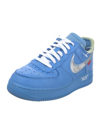 Off-White x Nike Air Force 1 Low MCA University Blue Sneakers