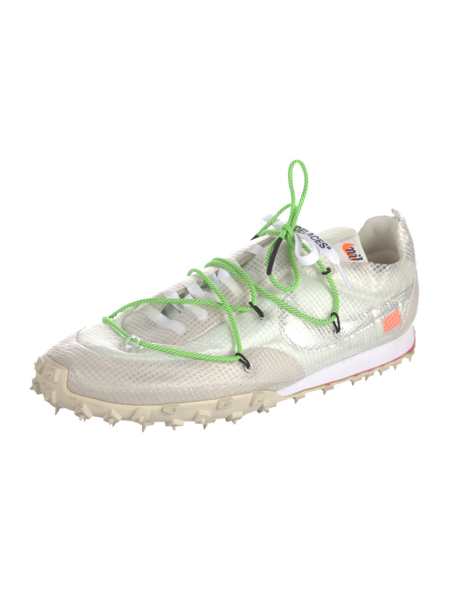 Off-White x Nike Waffle Racer Sneakers
